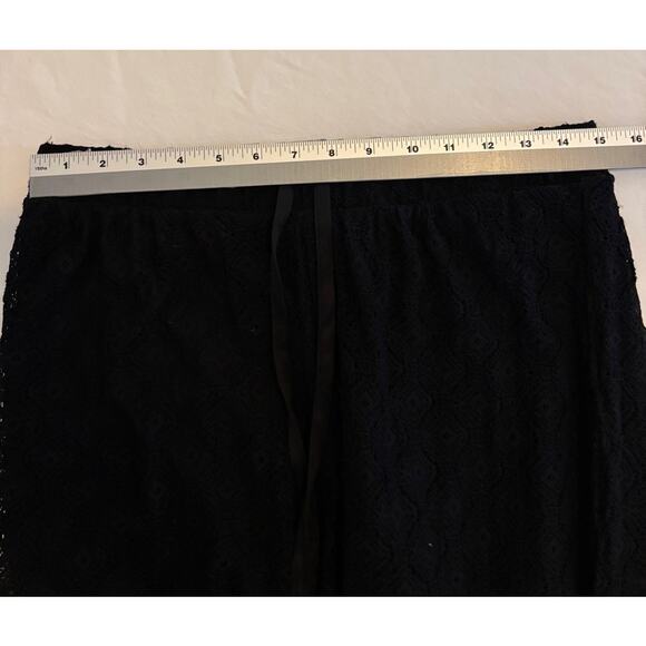No Boundaries Witchy Whimsigoth Crochet Flare Sheer Pants Undershorts L(11/13) - Picture 5 of 8